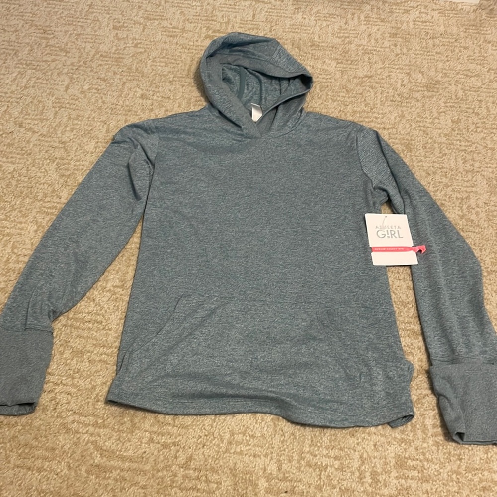 NWT athleta girl uptempo hooded top